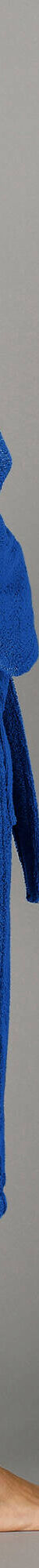 Peignoir mixte adulte col kimono éponge bouclette  (bleu dur) Peignoir mixte adulte col kimono éponge bouclette  (bleu dur)